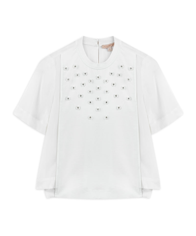 Machka Embroidered T-Shirt White