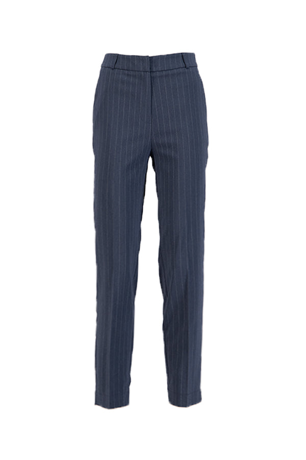 Setre Striped Slim-Fit Pants Blue