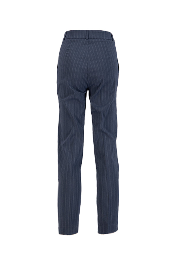 Setre Striped Slim-Fit Pants Blue