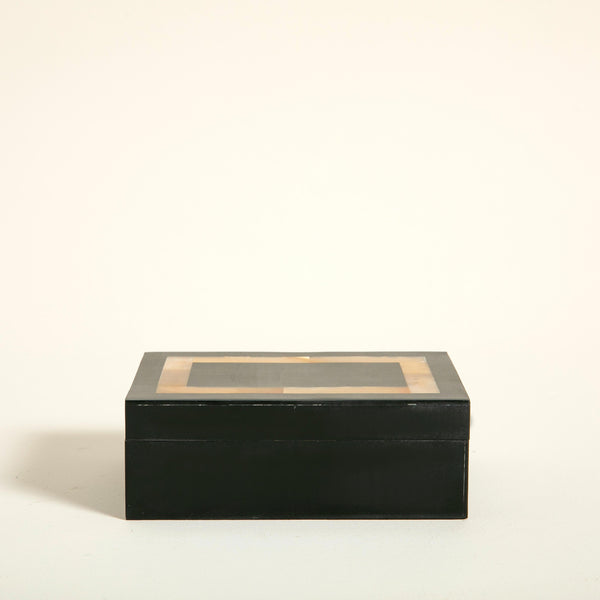 Chakra Ninda Decorative Box Natural/Black
