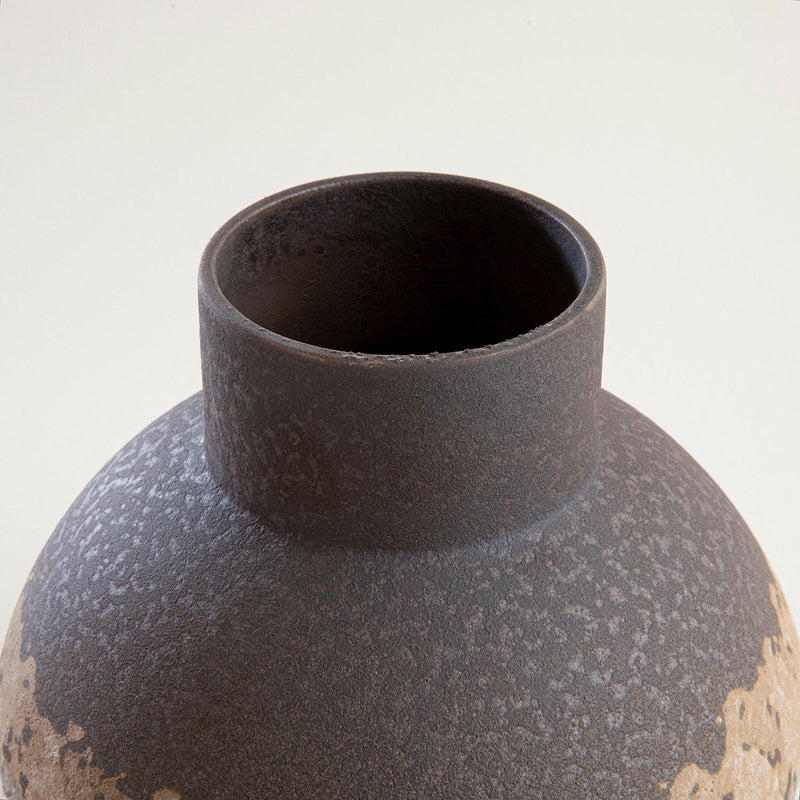 Chakra Oligon Vase 23,5Cm Grey