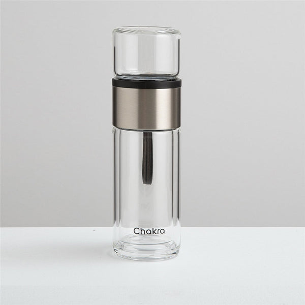 Chakra Tea Water Seperating Bottle 238Ml Transparent