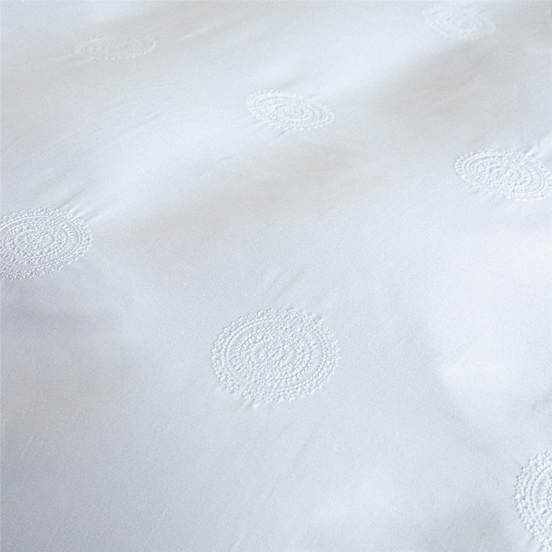 Chakra Bamboo Shino Duvet Cover Set Sng 160X220Cm White