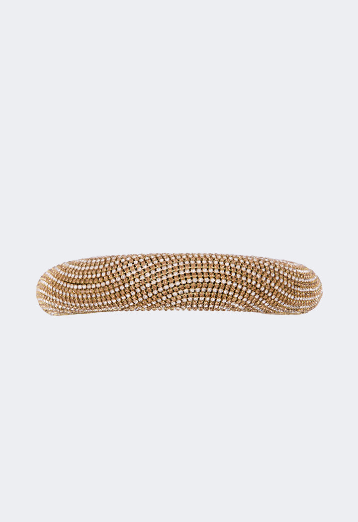 Choice Crystal Embellished Hairband Gold