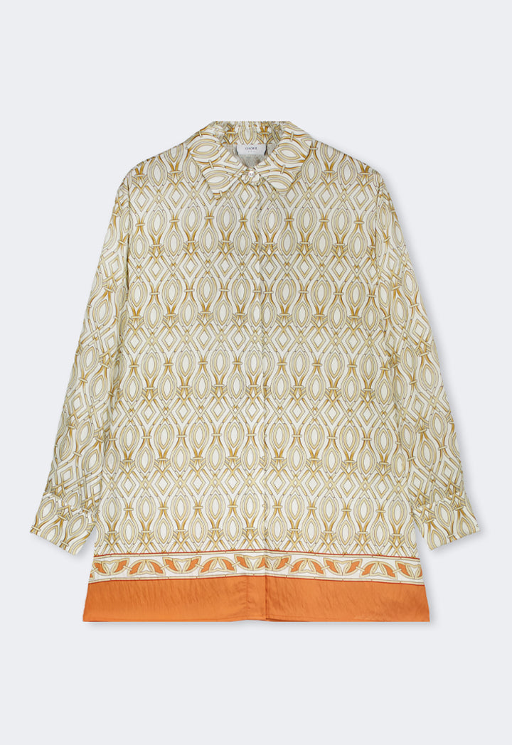 Choice All-Over Geometric Print Shirt Multi Color