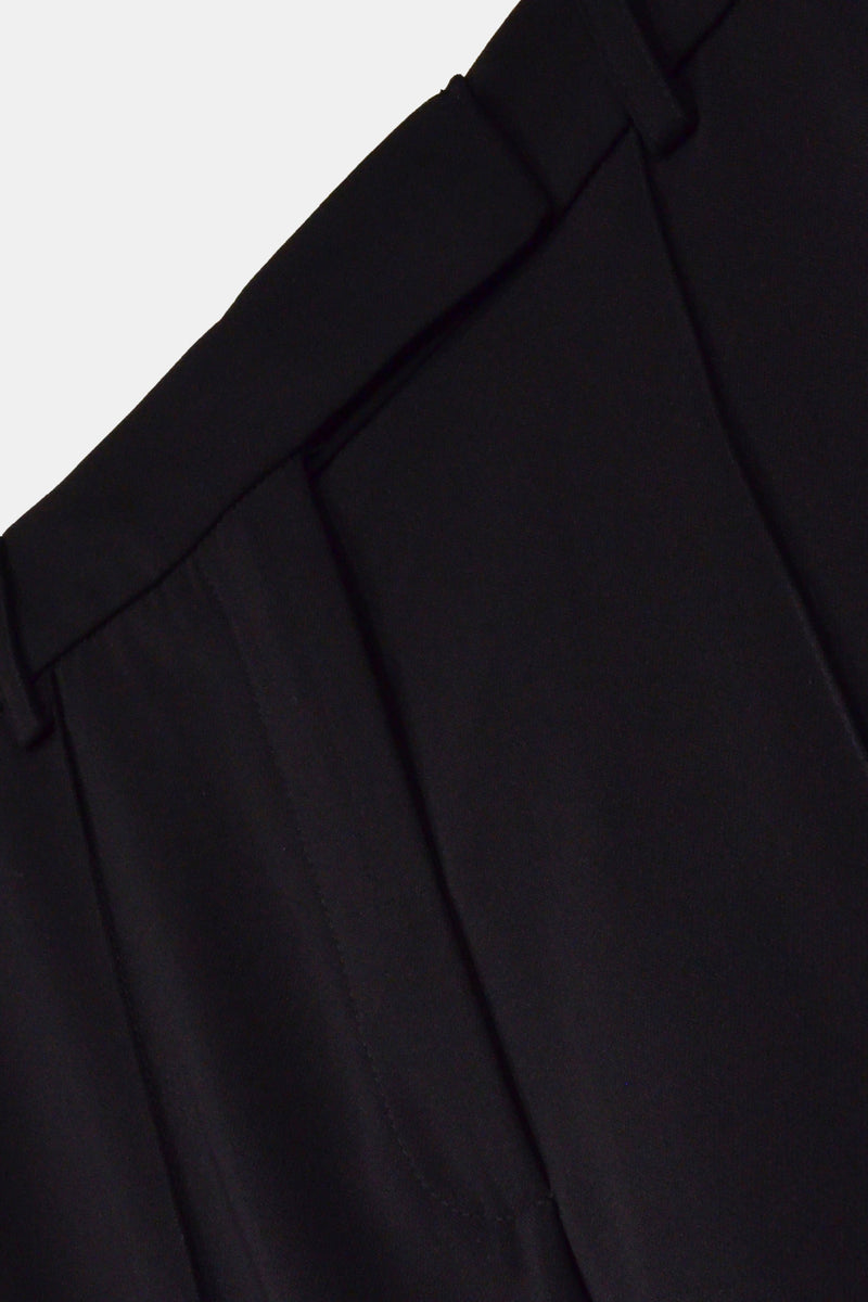 Nean Tailored Trousers With Petal Hem Detail Black