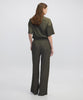 Ipekyol Elastic Waist Textured Trousers Khaki