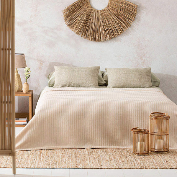 Chakra Palmita Pique Dbl Beige