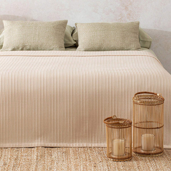Chakra Palmita Pique Dbl Beige