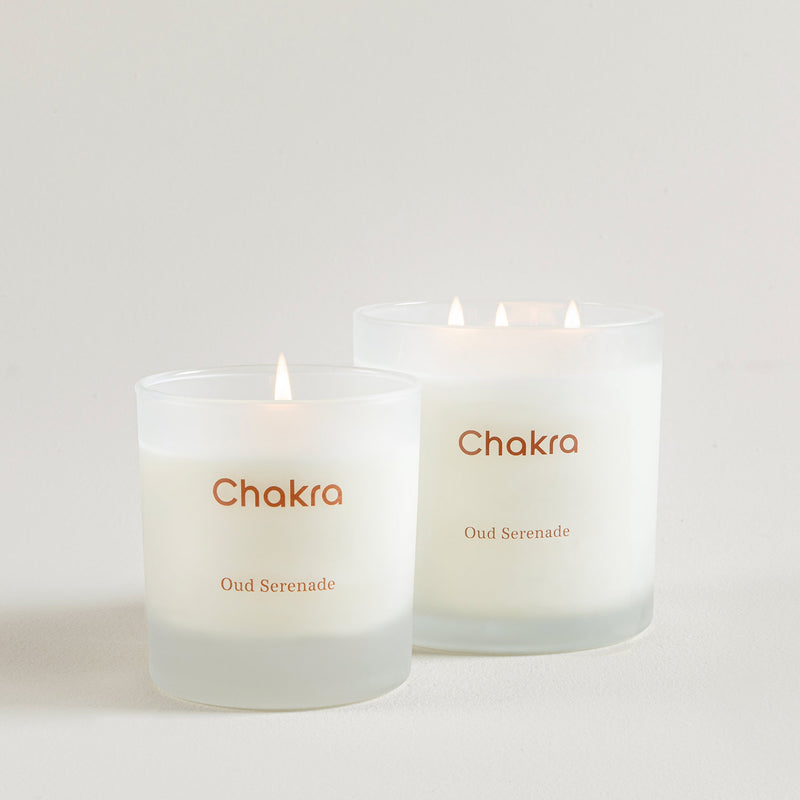 Chakra Scented Candle 200 G - Oud Serenade Oud