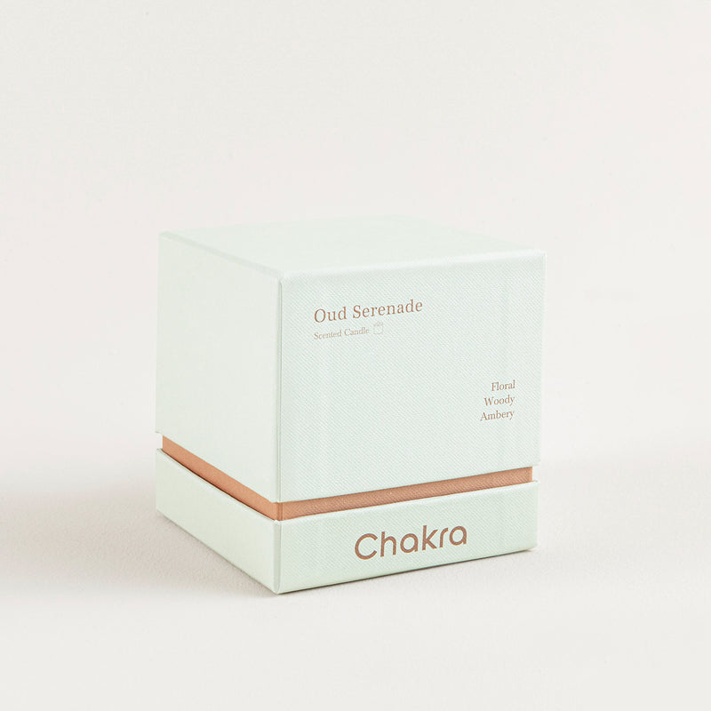 Chakra Scented Candle 200 G - Oud Serenade Oud