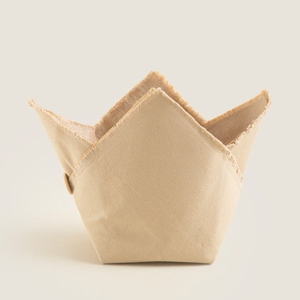 Chakra Button Pot Cover 15 Cm Natural