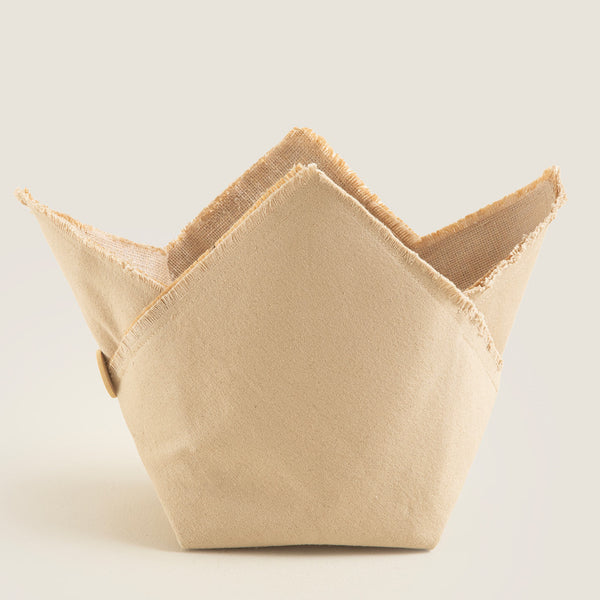 Chakra Button Pot Cover 24 Cm Natural