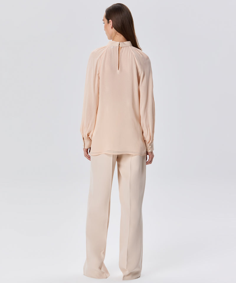 Machka Embroidered Detail Blouse Oil