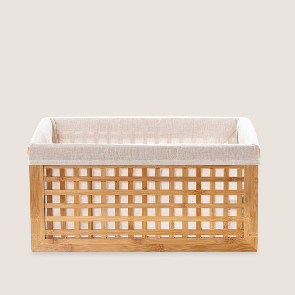 Chakra Bamboo Basket L Natural