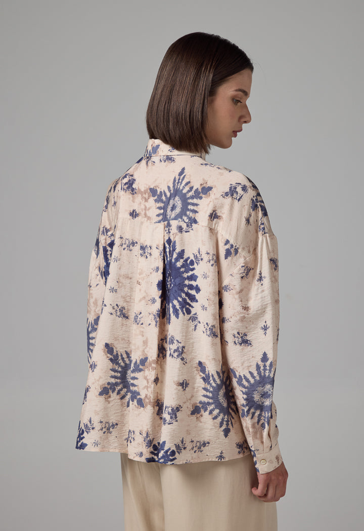 Choice Long Sleeves Printed Shirt Multi Color
