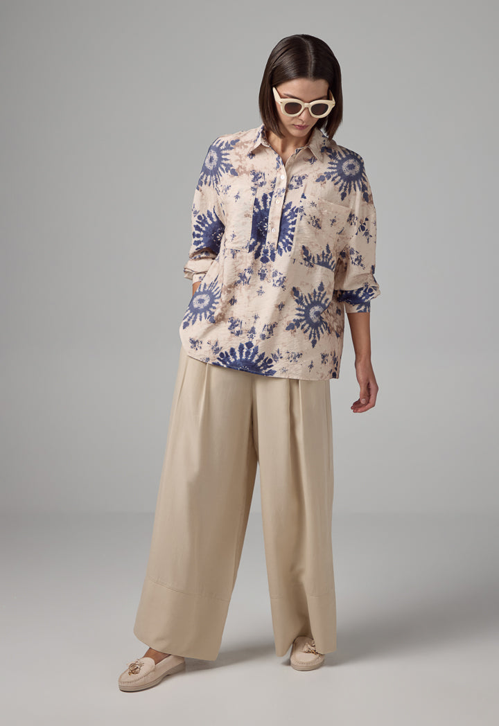 Choice Long Sleeves Printed Shirt Multi Color