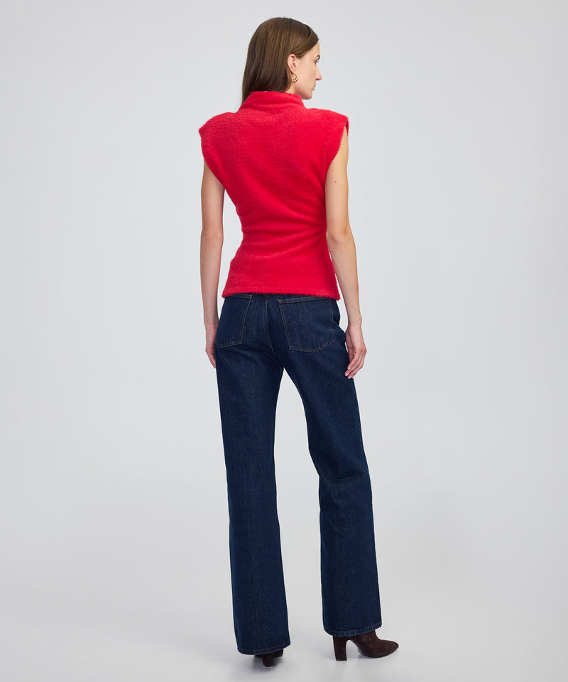 Ipekyol Plush Knitwear With Padding Red