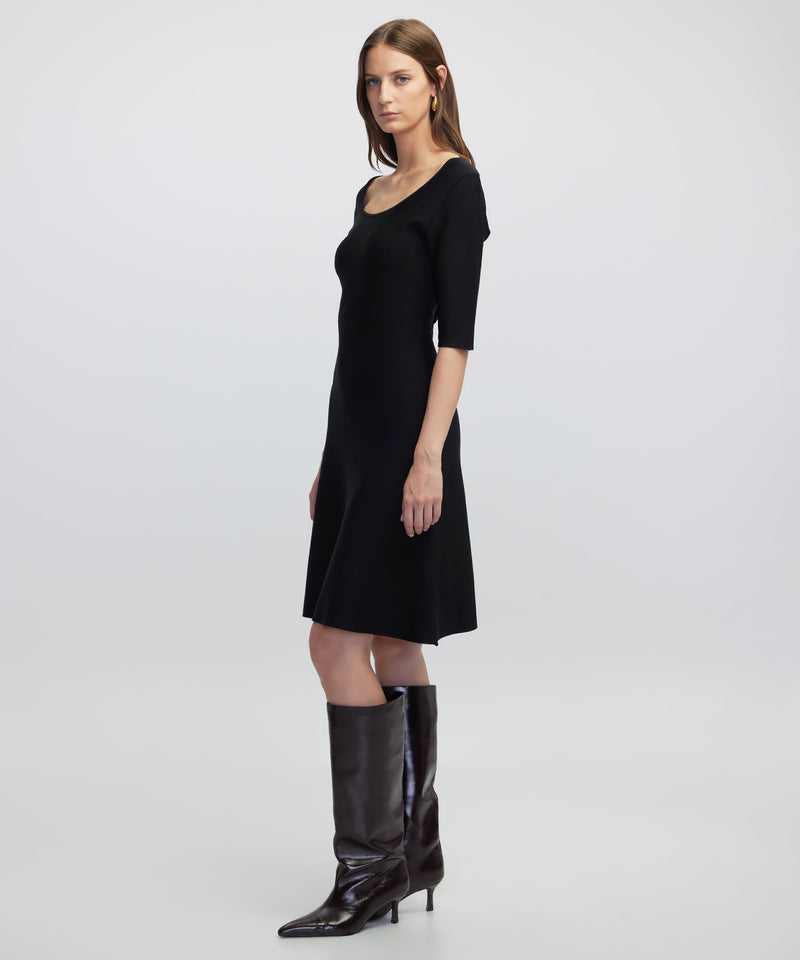Ipekyol A-Line Knit Dress Black