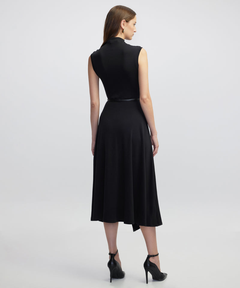 Ipekyol Belted Asymmetric Dress Black