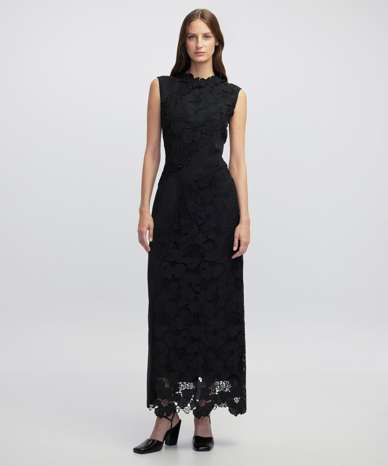 Ipekyol Mixed Media Dress Black