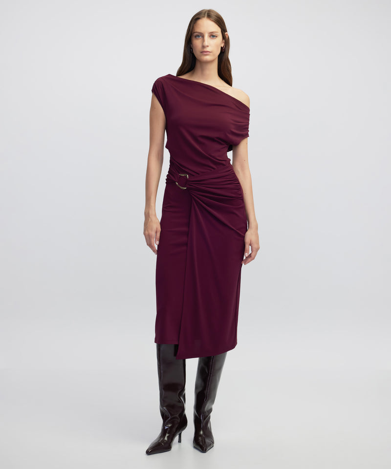 Ipekyol Dress With Buckle Bordoux