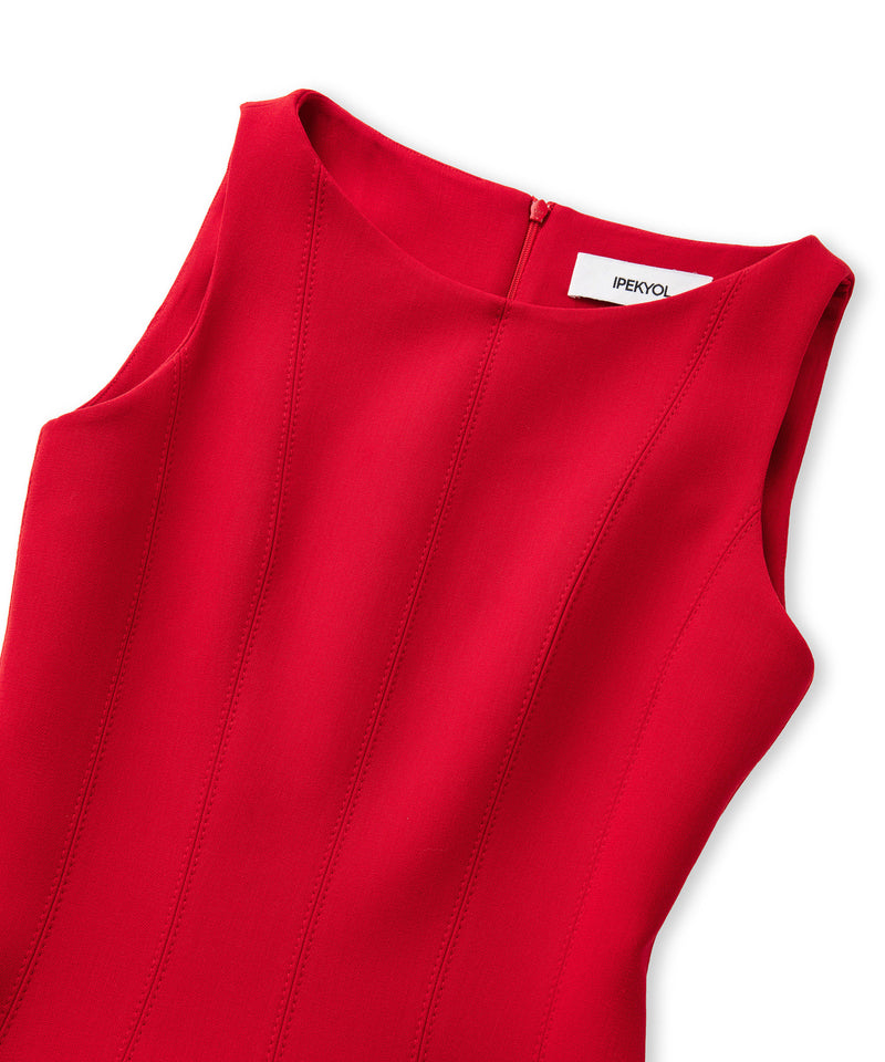 Ipekyol Flounced Mini Dress Red