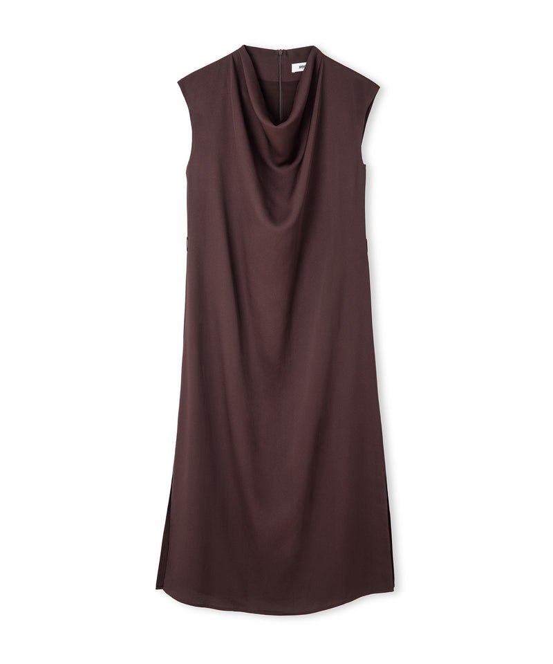 Ipekyol Belted Midi Dress Brown