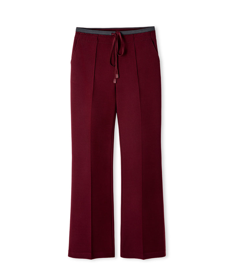 Ipekyol Contrast Waist Trousers Bordoux