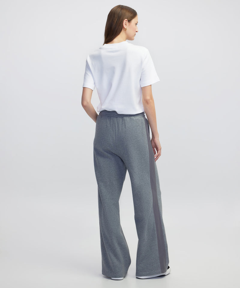 Ipekyol Color-Block Wide-Leg Trousers Grey Melange
