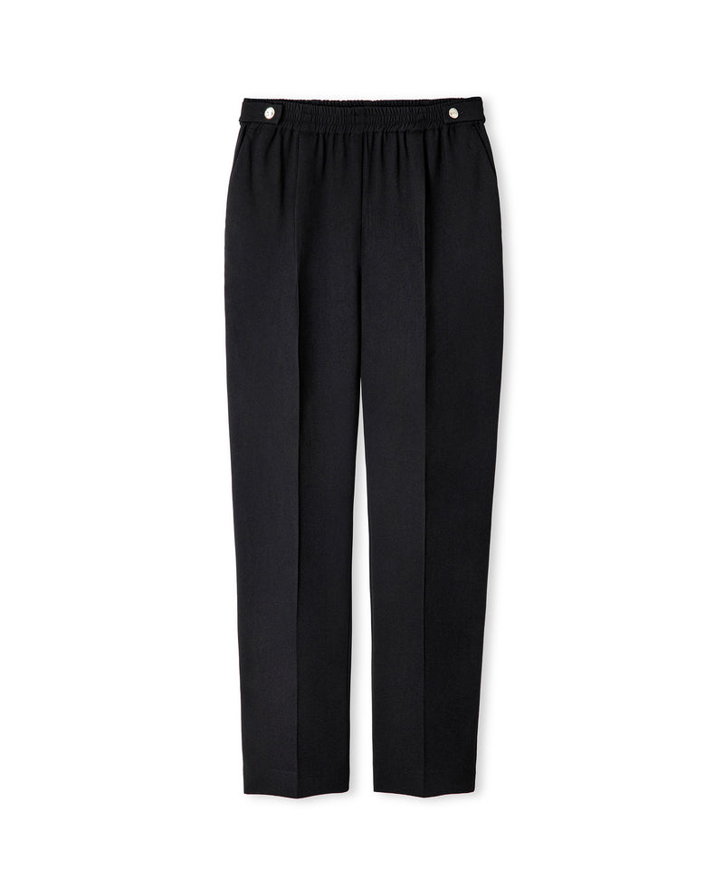 Ipekyol Elastic Waist Carrot Trousers Black