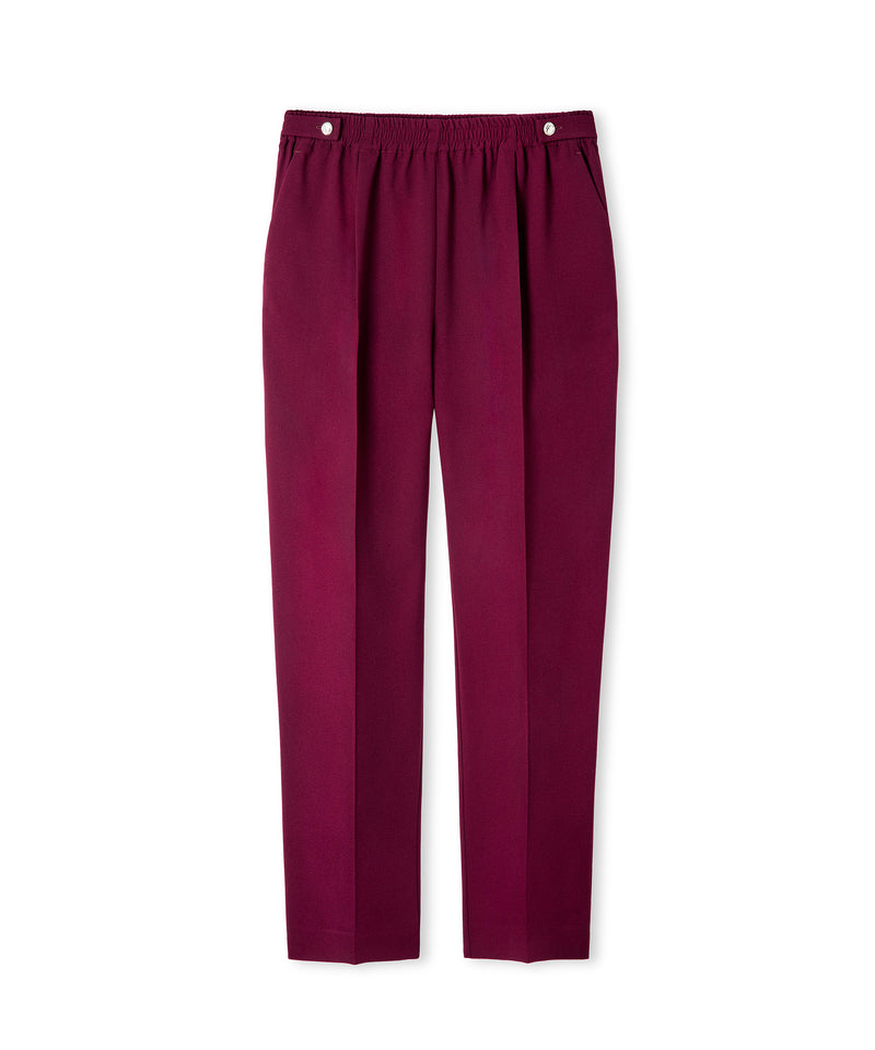 Ipekyol Elastic Waist Carrot Trousers Bordoux