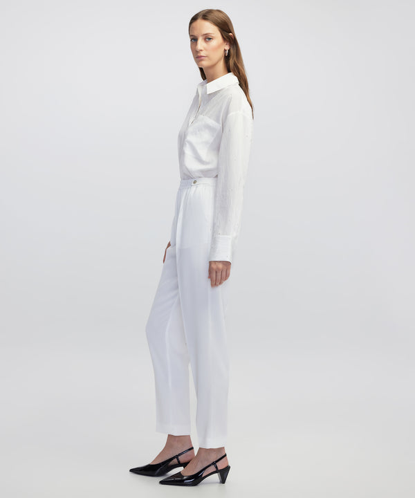 Ipekyol Elastic Waist Carrot Trousers Oil