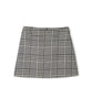 Ipekyol Checked Mini Skirt Black
