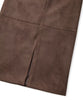 Ipekyol Suede-Effect Mini Skirt Brown