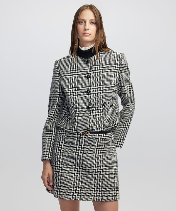 Ipekyol Checked Jacket Black