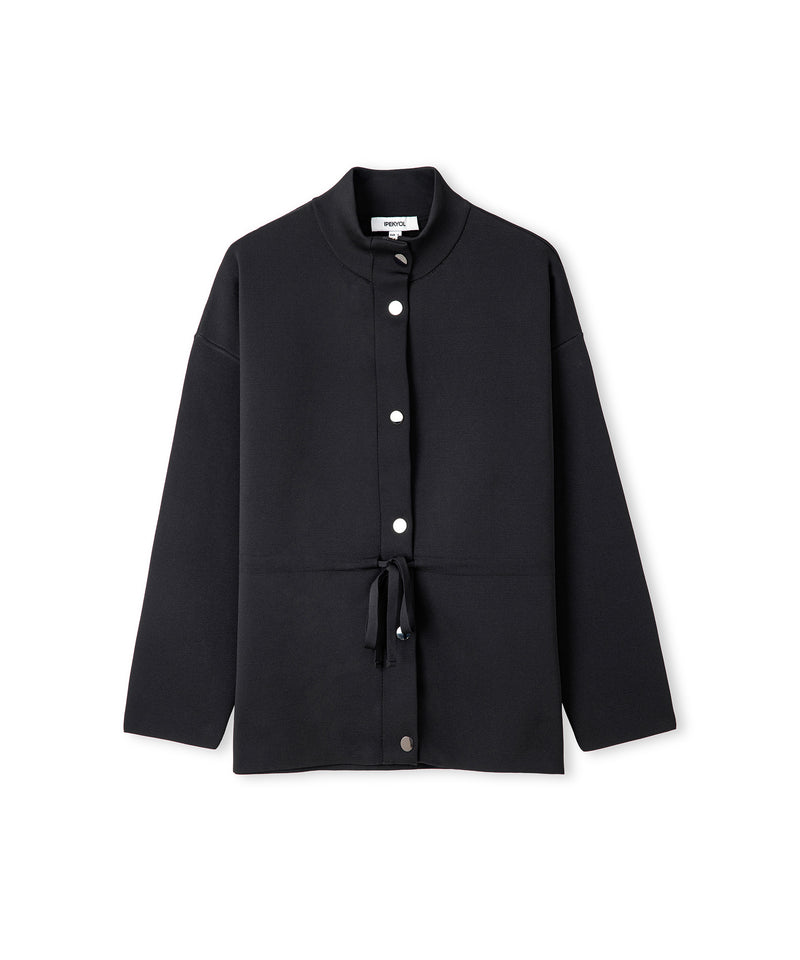 Ipekyol Adjustable Waist Knit Jacket Black