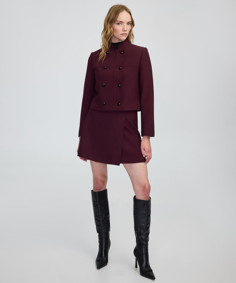 Ipekyol Contrast Button Jacket Bordoux