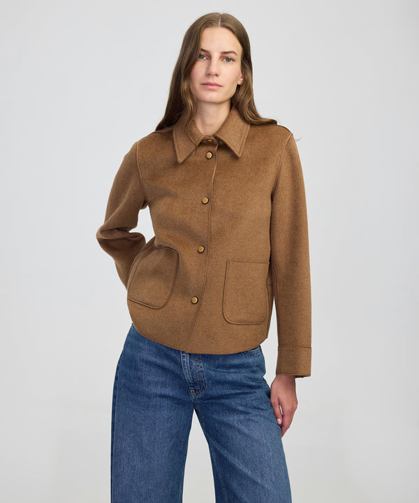 Ipekyol Wool Blend Jacket Camel