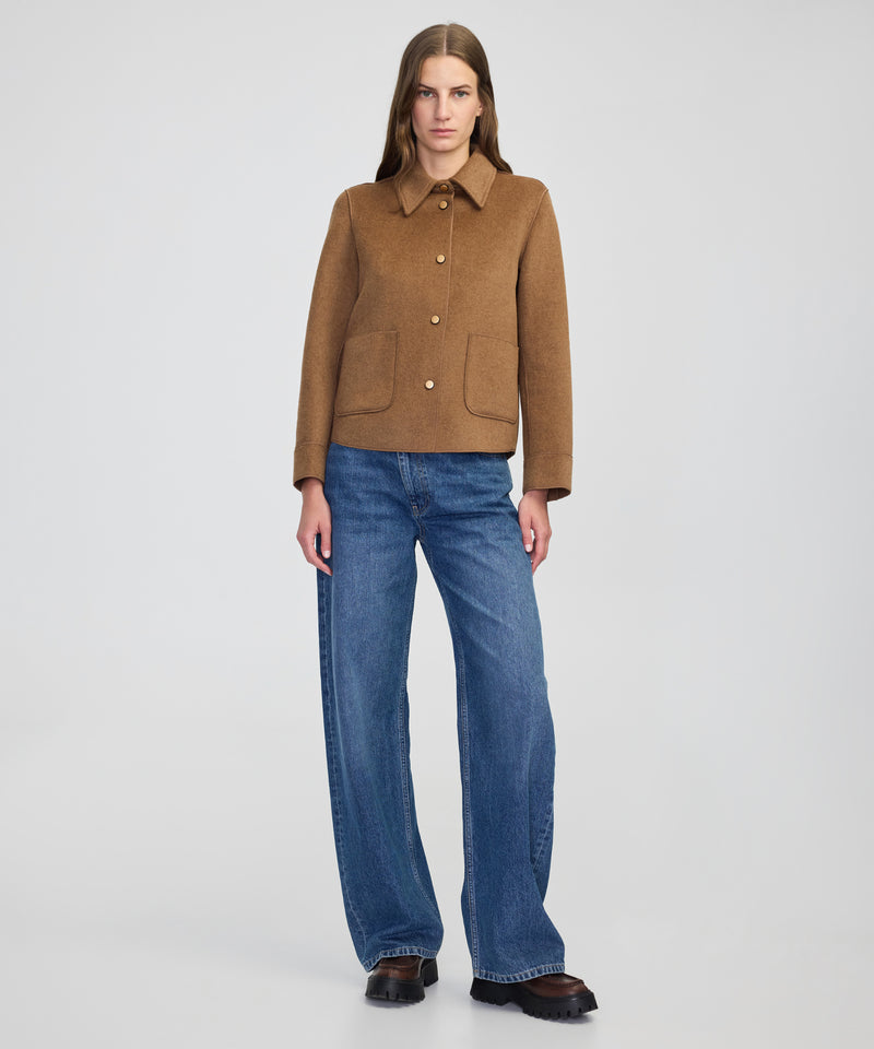 Ipekyol Wool Blend Jacket Camel