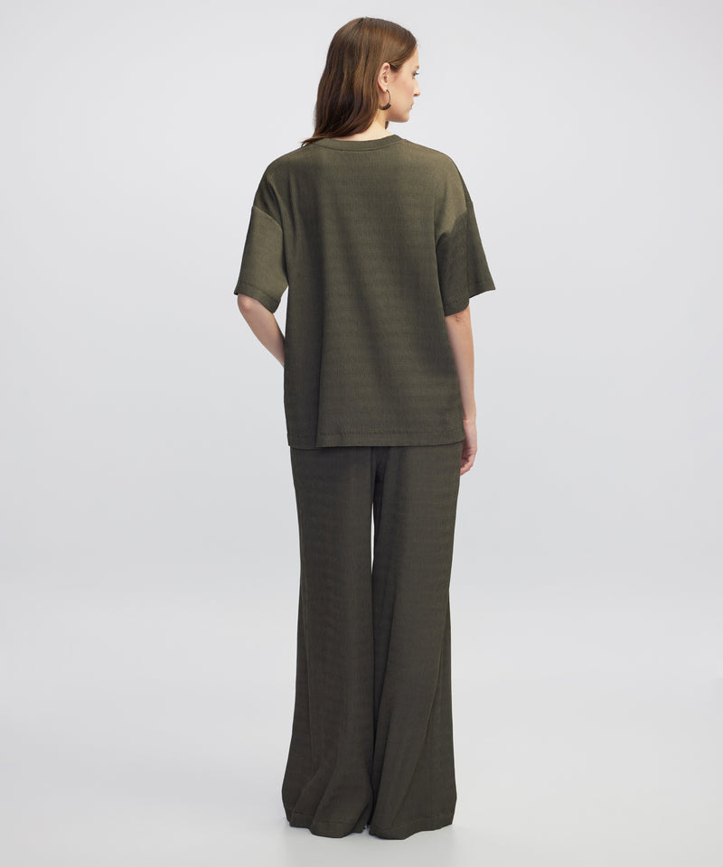 Ipekyol Textured Blouse Khaki