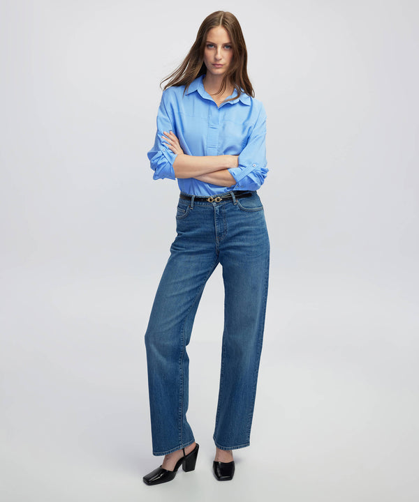 Ipekyol Basic Blouse Blue