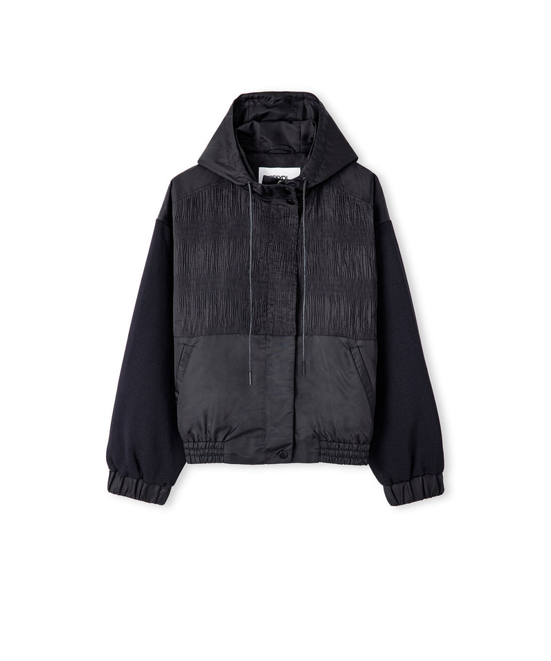 Ipekyol Mixed Media Coat Black
