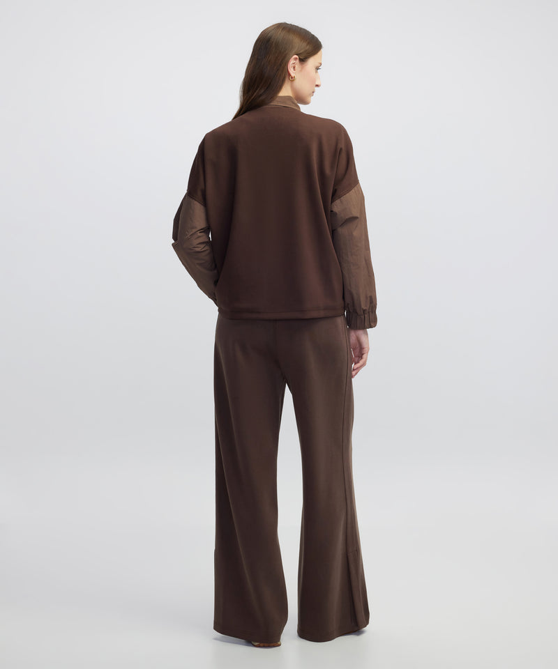 Ipekyol Color-Block Technical Coat Brown