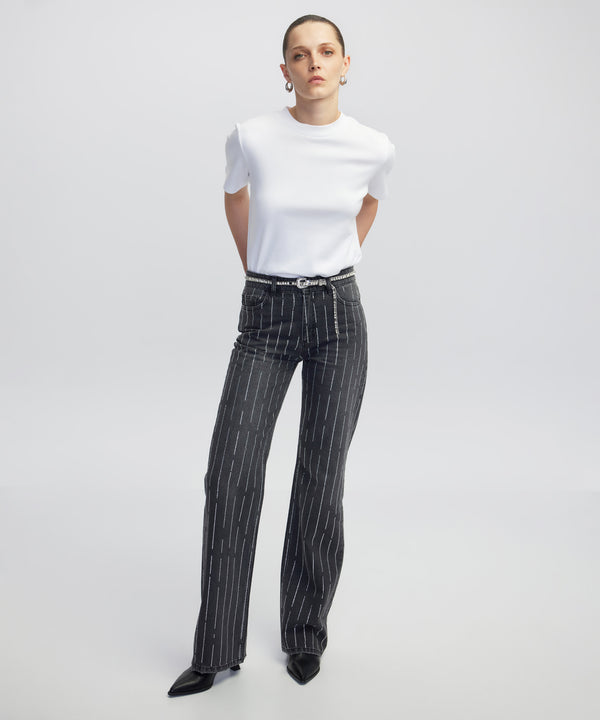 Ipekyol Embellished Wide-Leg Jeans Anthracite