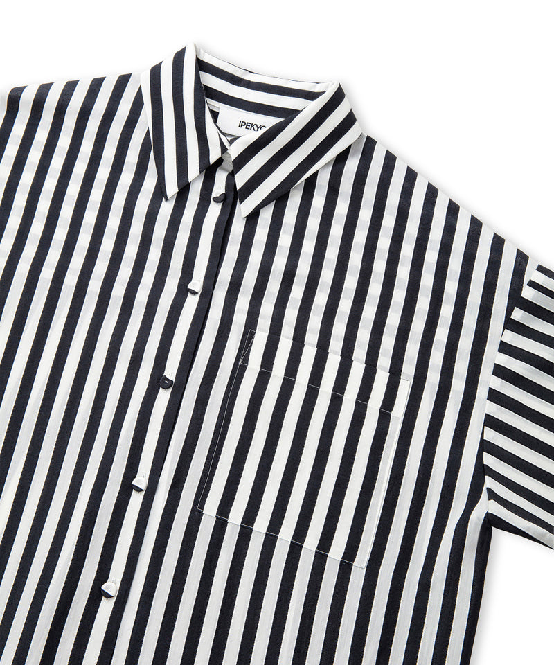 Ipekyol Stripe Shirt Black
