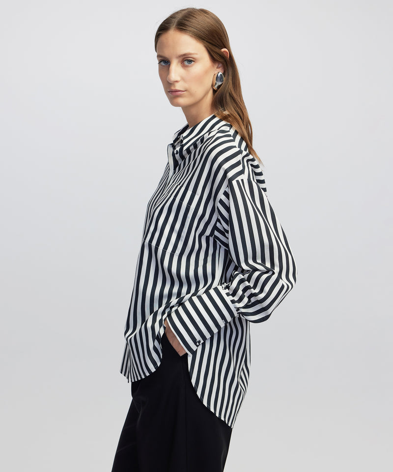Ipekyol Stripe Shirt Black