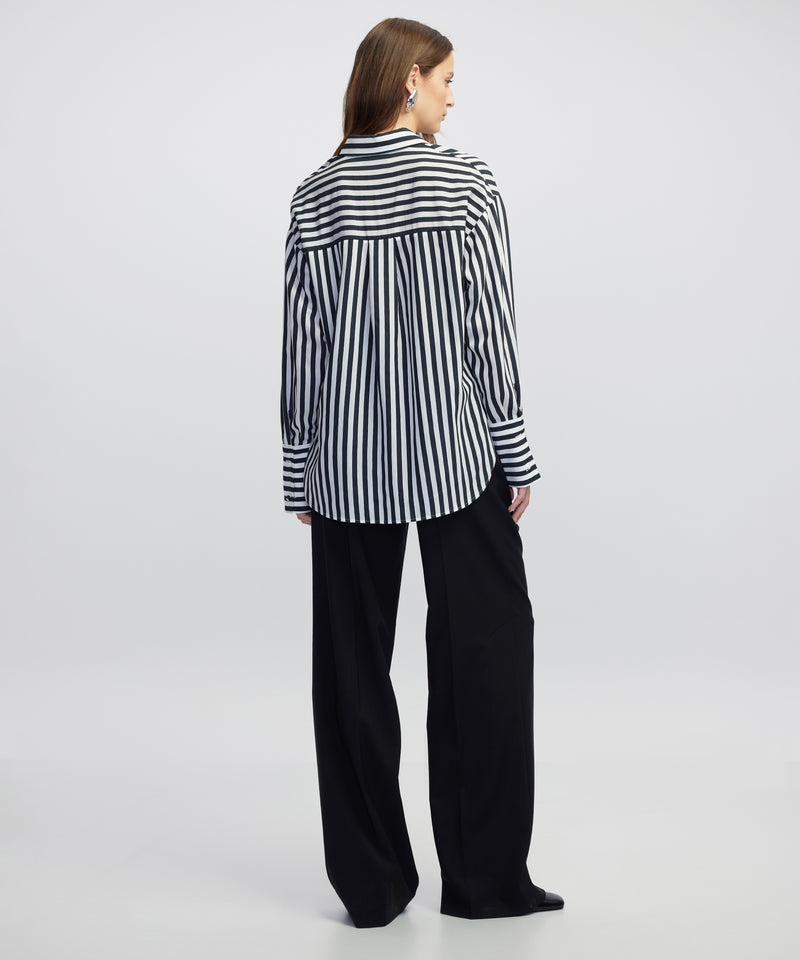 Ipekyol Stripe Shirt Black