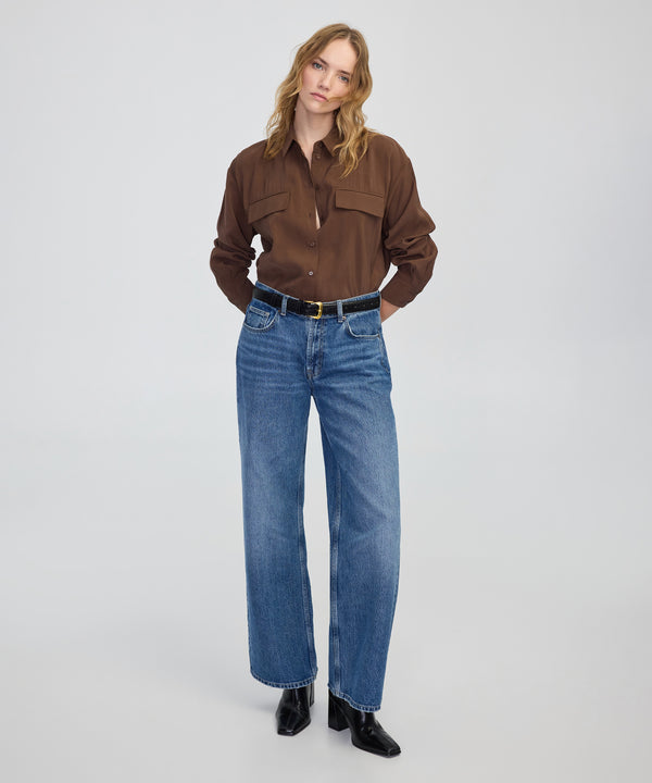 Ipekyol Flap Pocket Shirt Brown