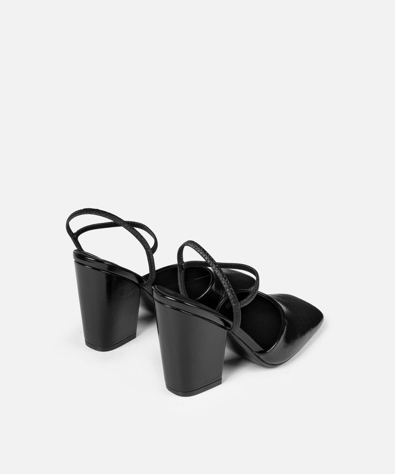 Ipekyol Leather-Effect Shoes With Block Heels Black